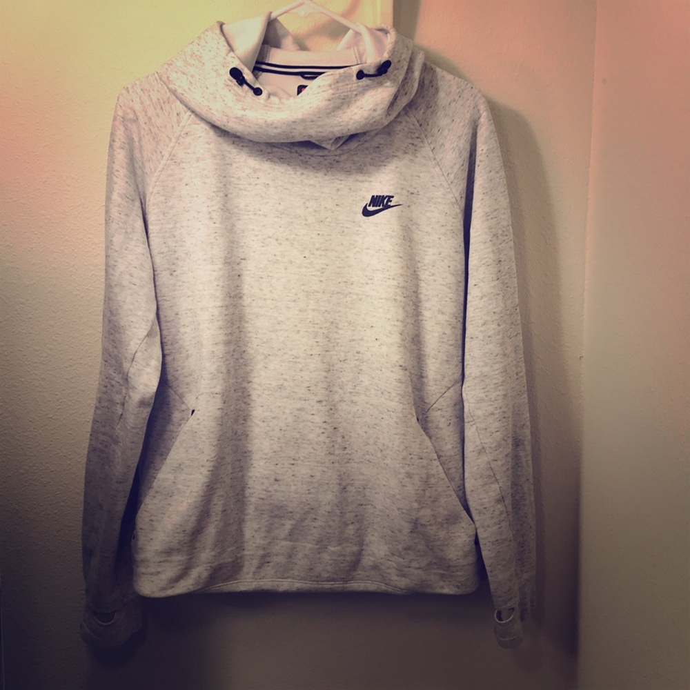 Nike funnel neck hooded sweatshirt